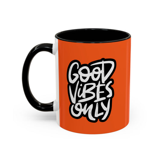 Good Vibes Only Accent Coffee Mug (11, 15oz)