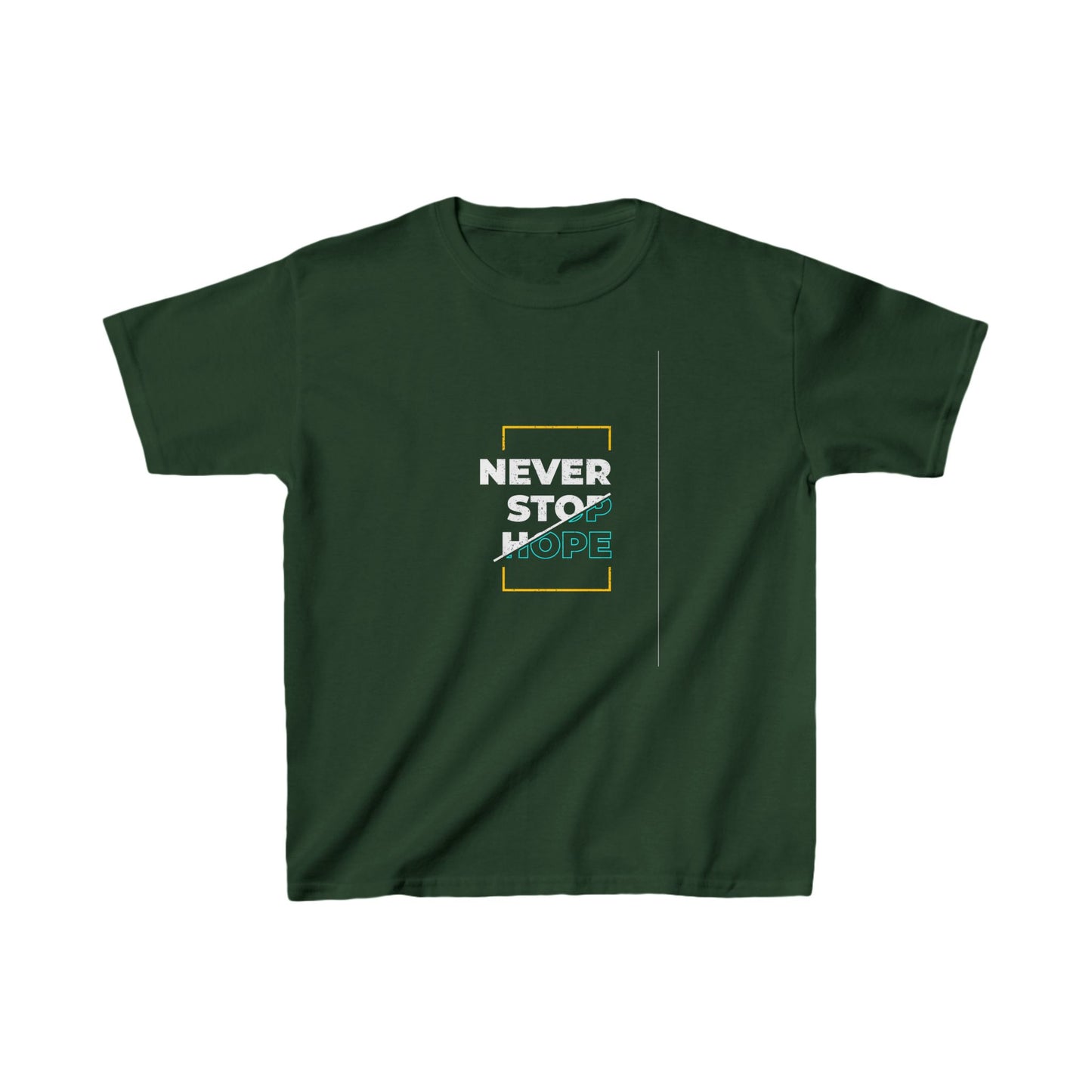 Never Stop Hope Kids Heavy Cotton™ Tee