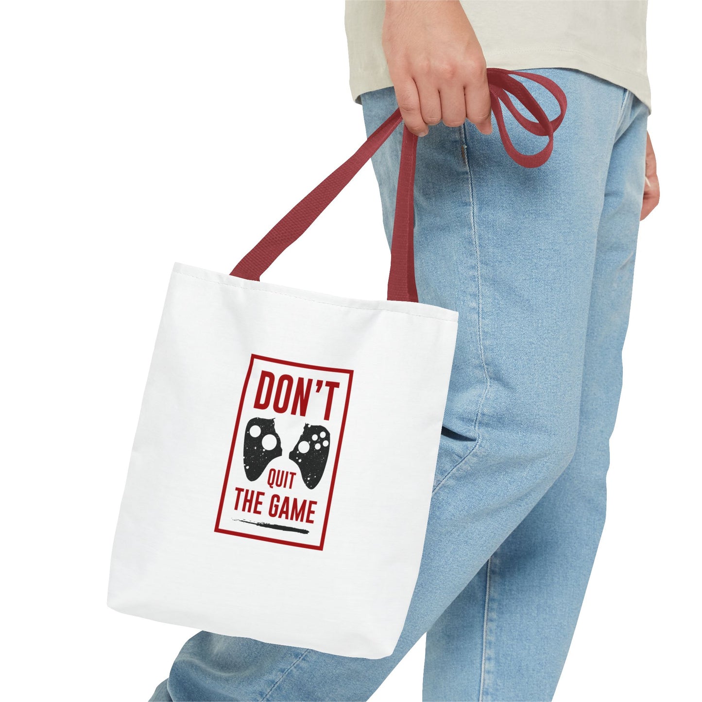 Don't Quit The Game Tote Bag (AOP)