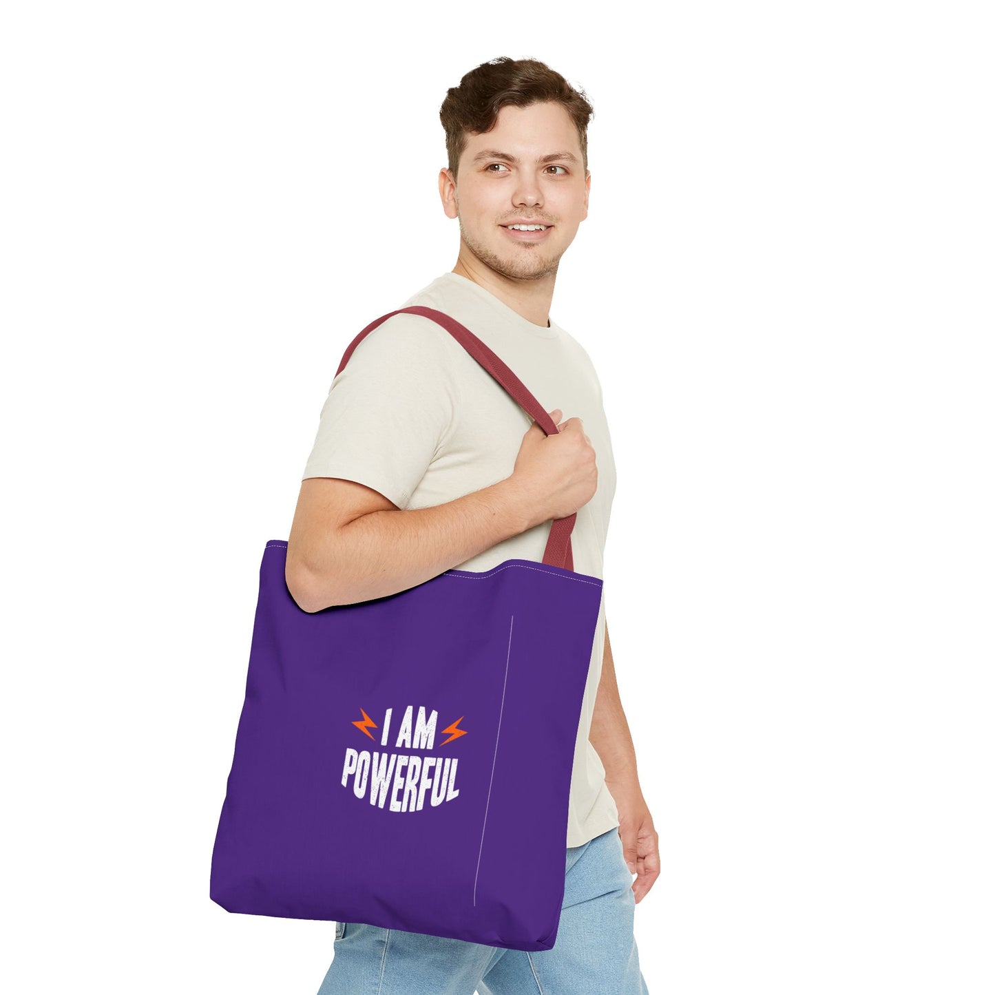 I Am Powerful Tote Bag (AOP)