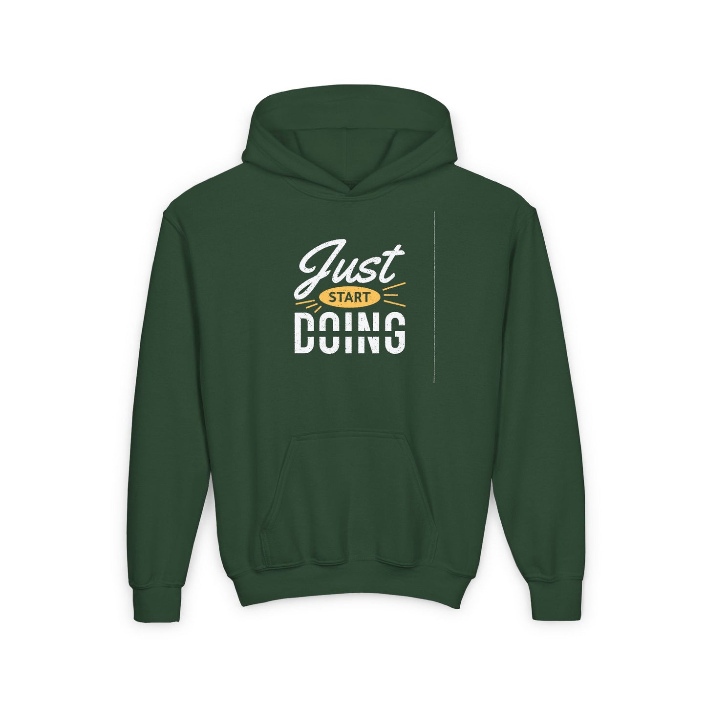 Just Start Doing Youth Heavy Blend Hooded Sweatshirt