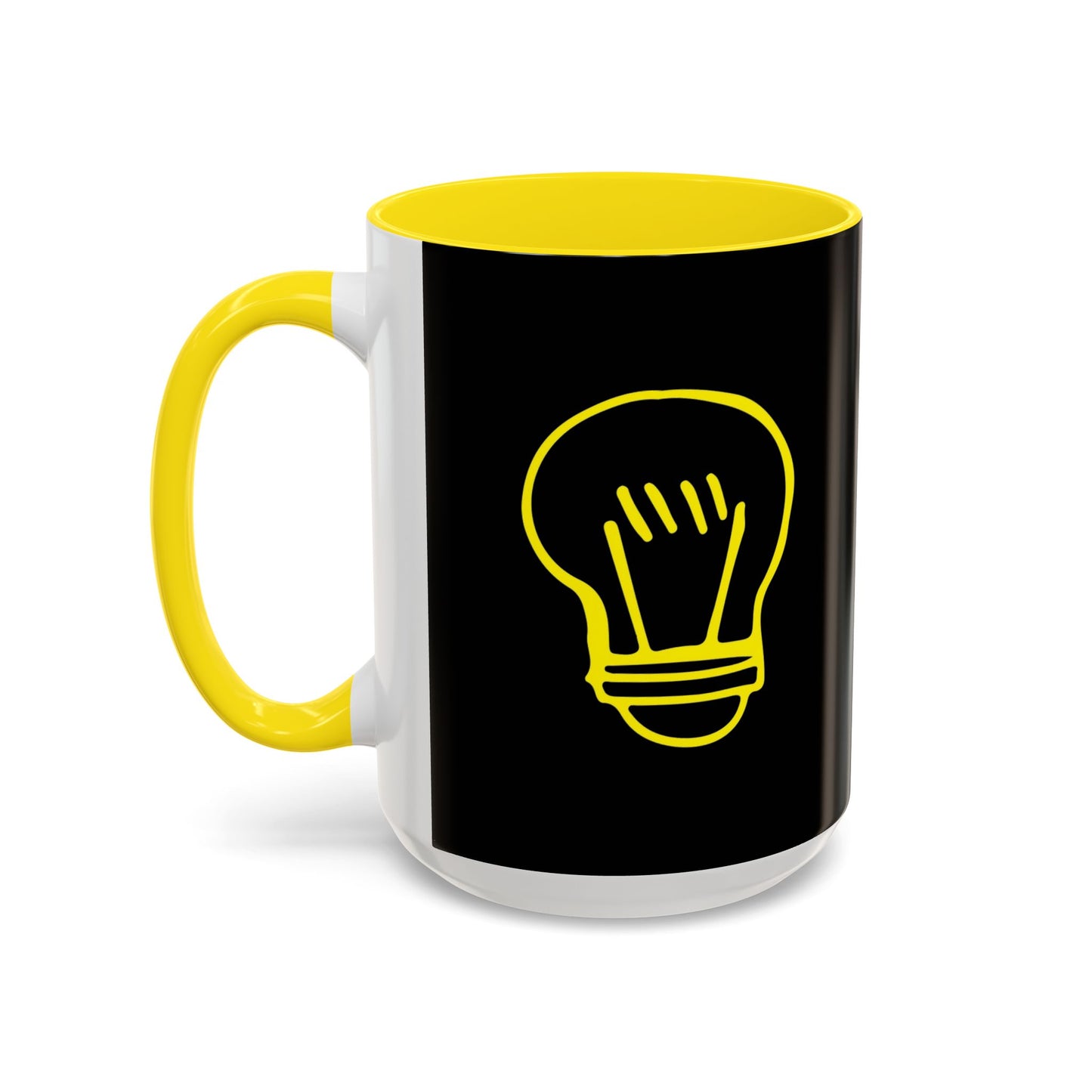 Drawing Light Bulb Accent Coffee Mug (11, 15oz)