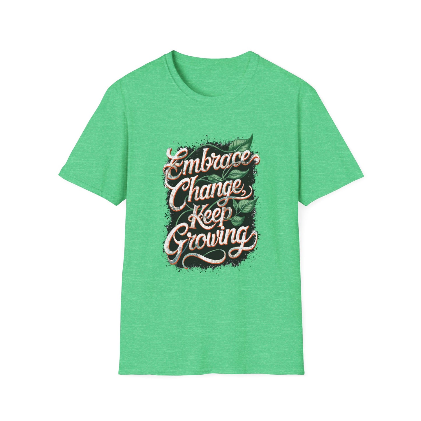 Embrace Change Keep Growing Unisex Softstyle T-Shirt