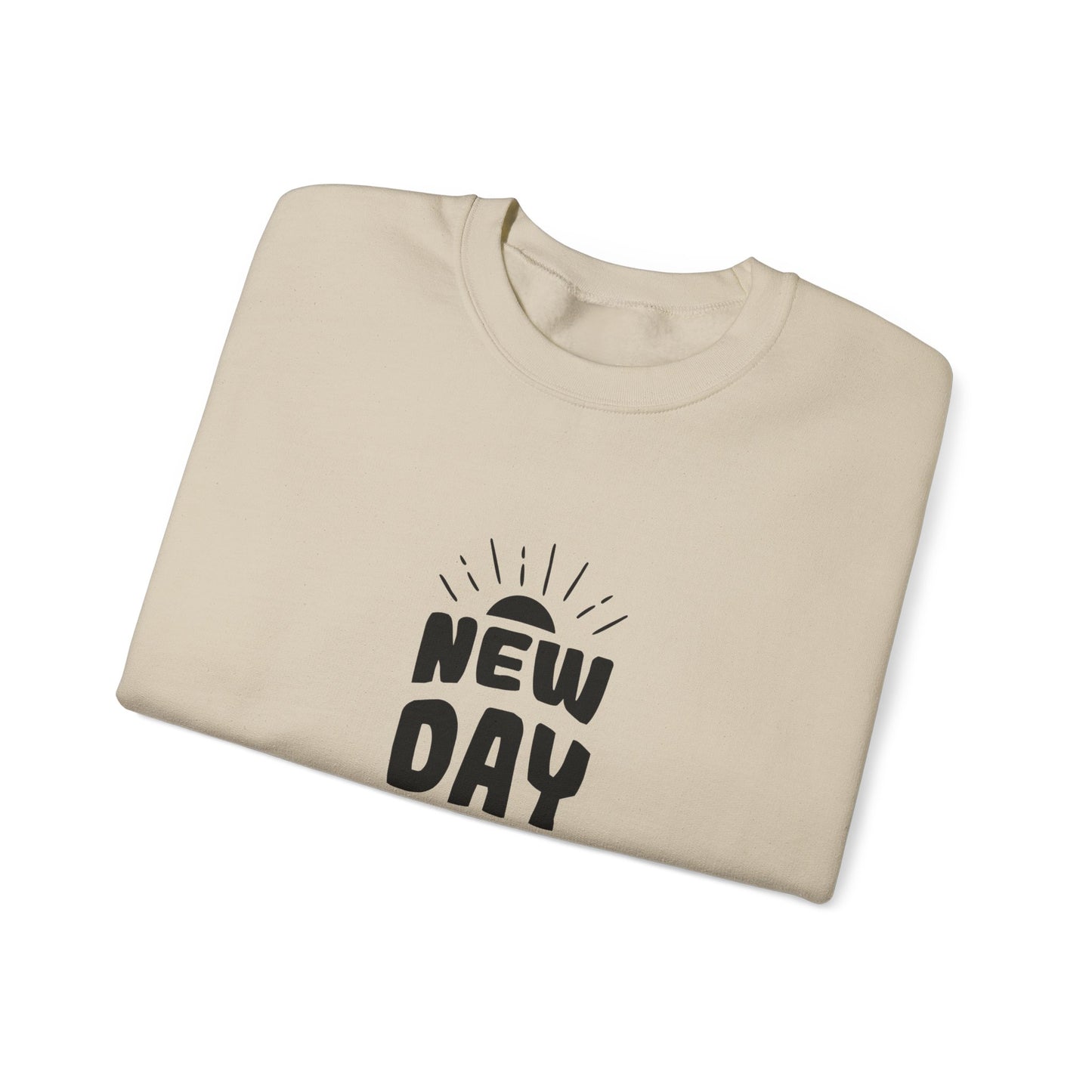 New Day Is A New Change Unisex Heavy Blend™ Crewneck Sweatshirt
