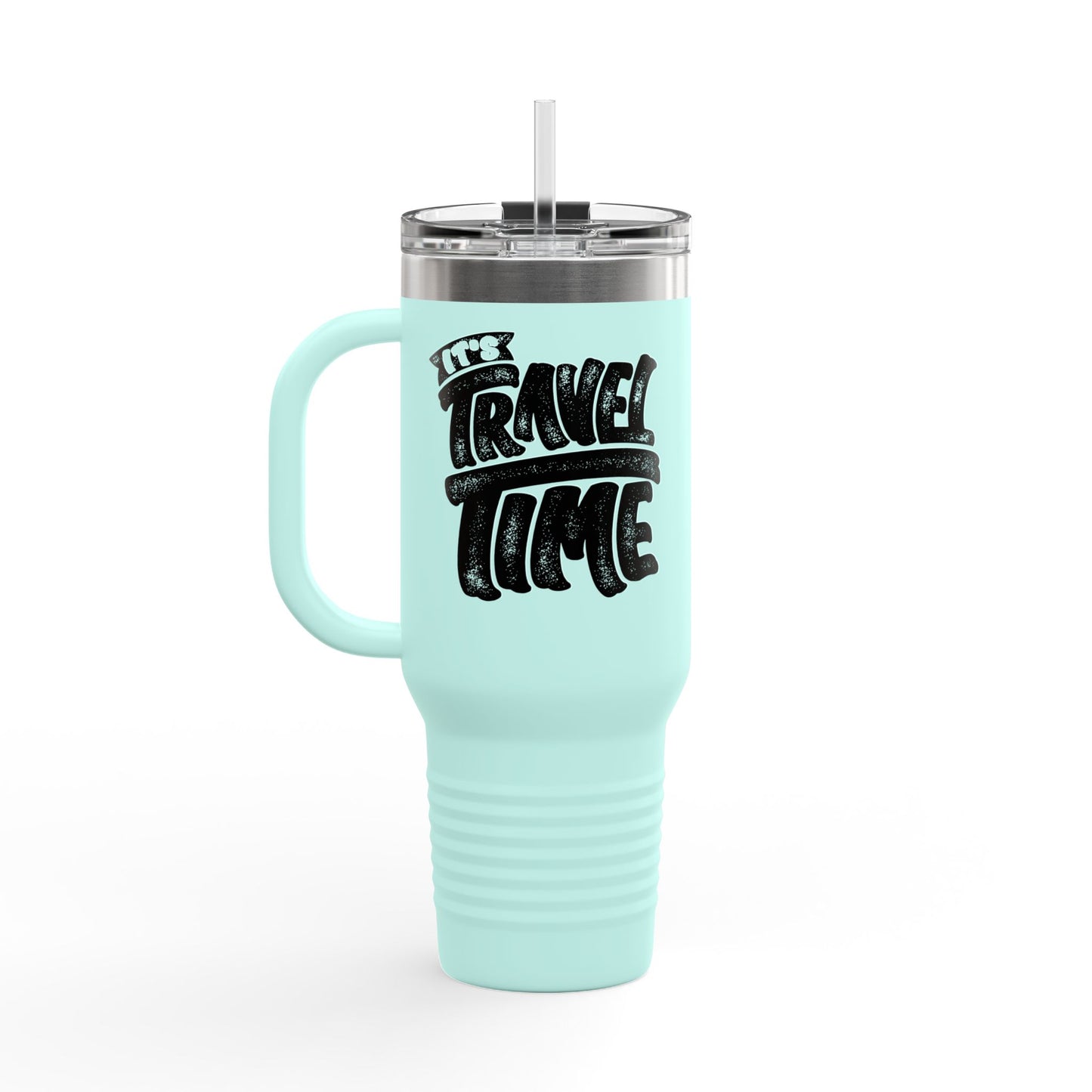 It's Travel Time Insulated Travel Mug, 40oz