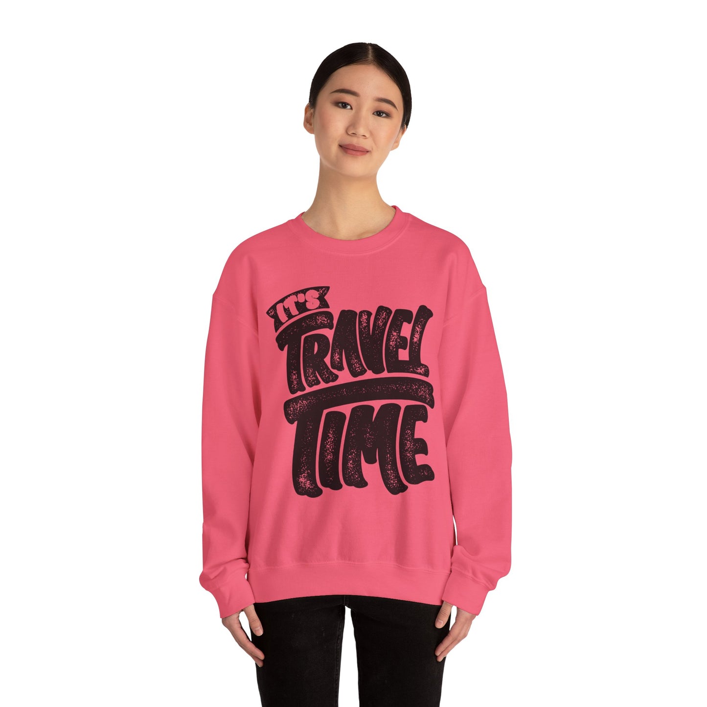 It's Travel Time Unisex Heavy Blend™ Crewneck Sweatshirt