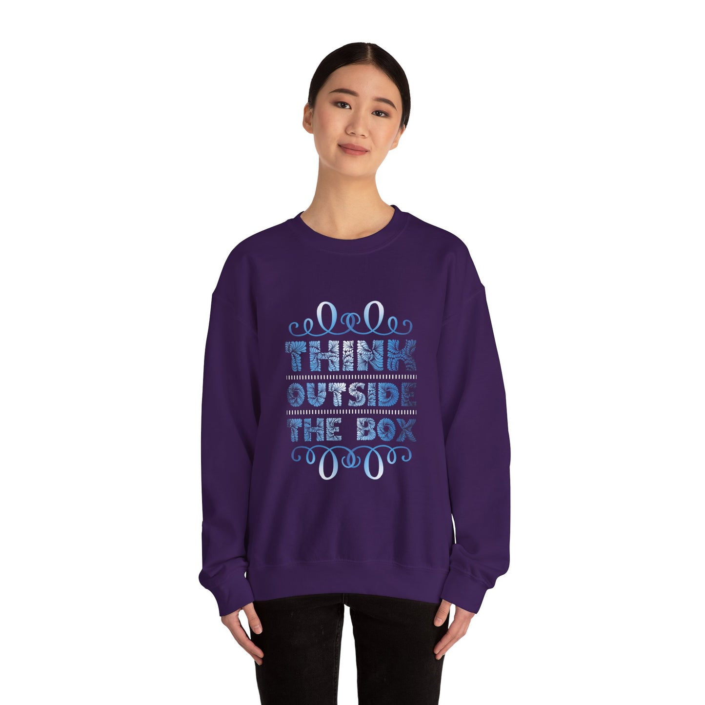Think Outside The Box Unisex Heavy Blend™ Crewneck Sweatshirt