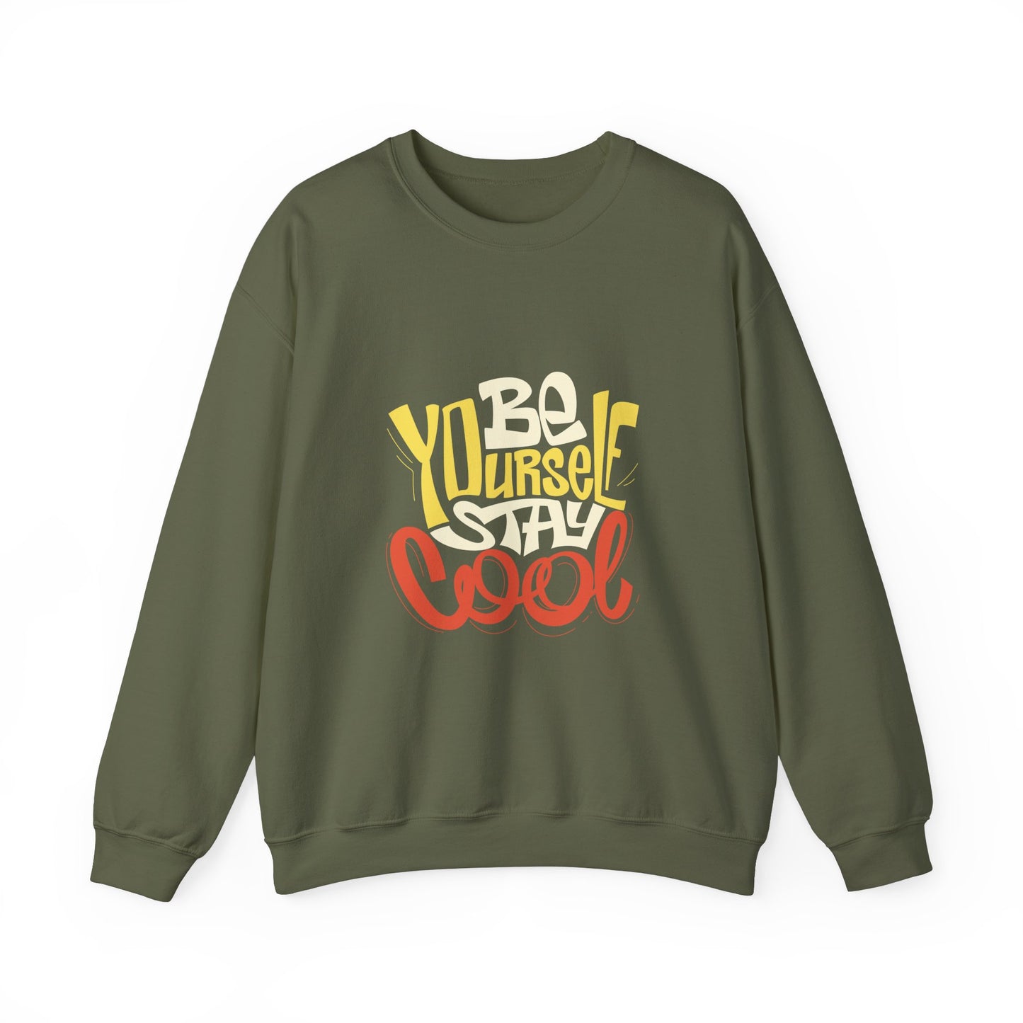 Be Yourself Stay Cool Unisex Heavy Blend™ Crewneck Sweatshirt