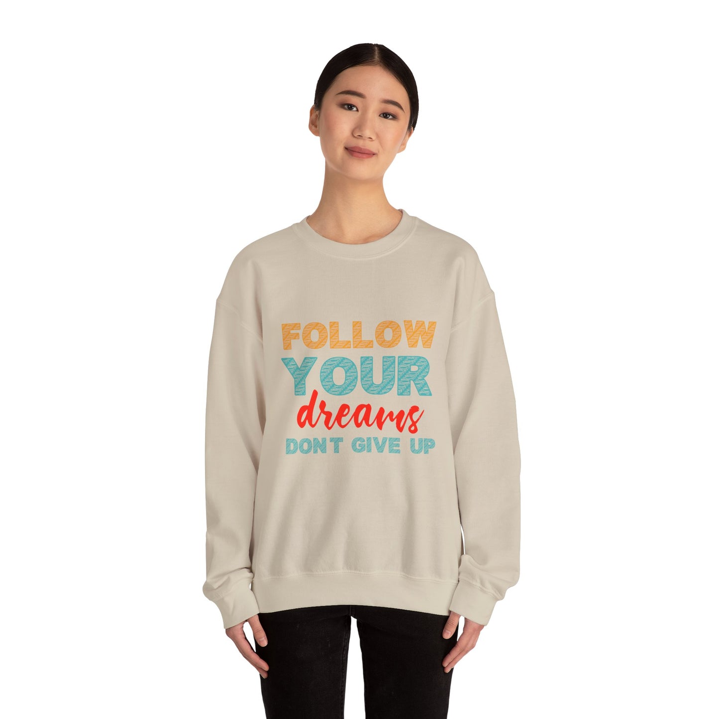 Follow Your Dreams Unisex Heavy Blend™ Crewneck Sweatshirt