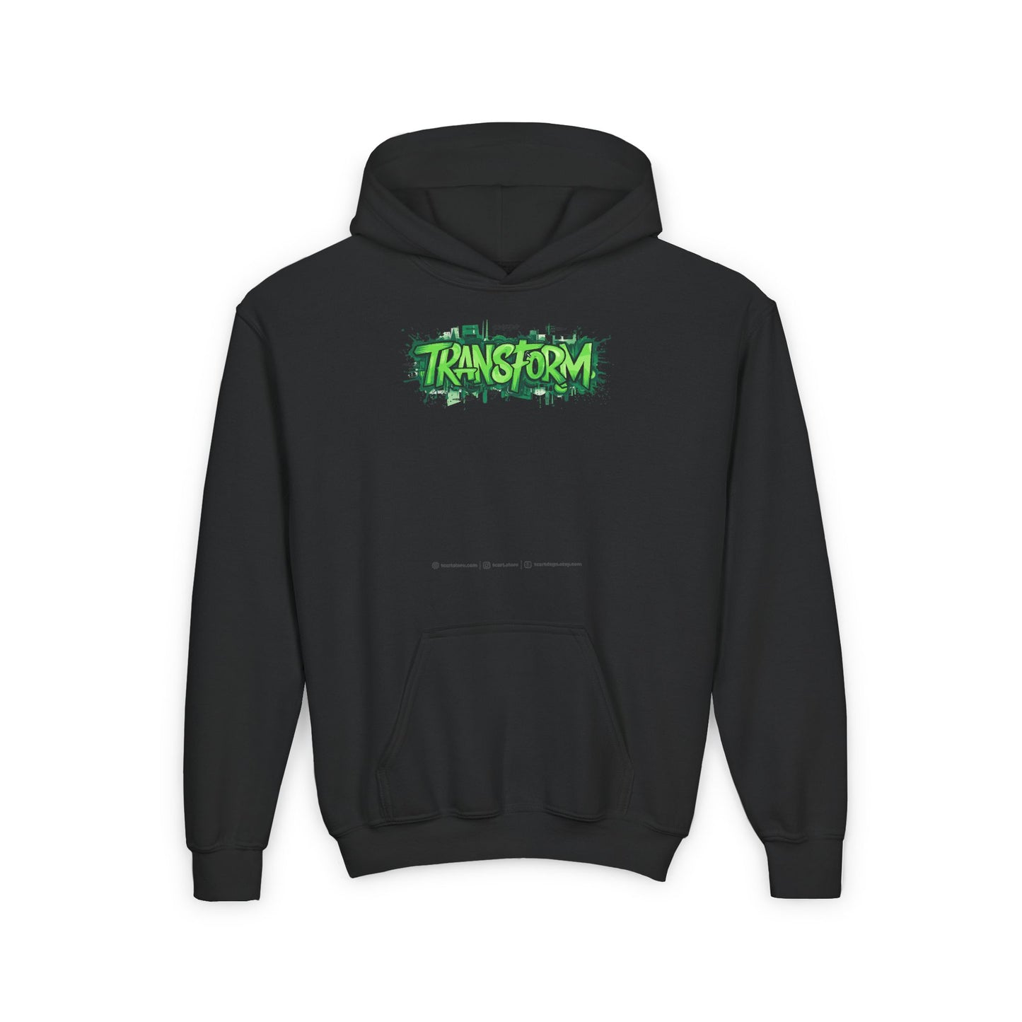Transform Youth Heavy Blend Hooded Sweatshirt