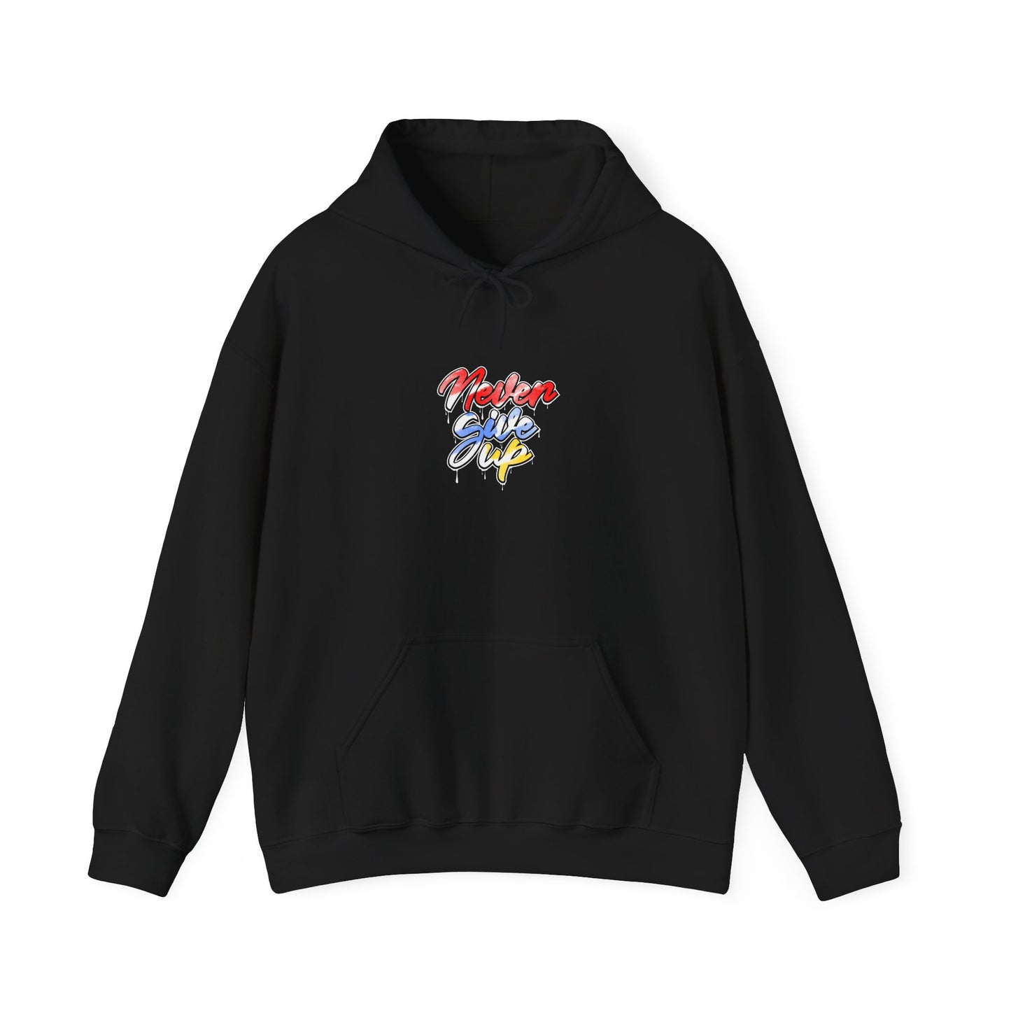 Never Give Up Unisex Heavy Blend™ Hooded Sweatshirt