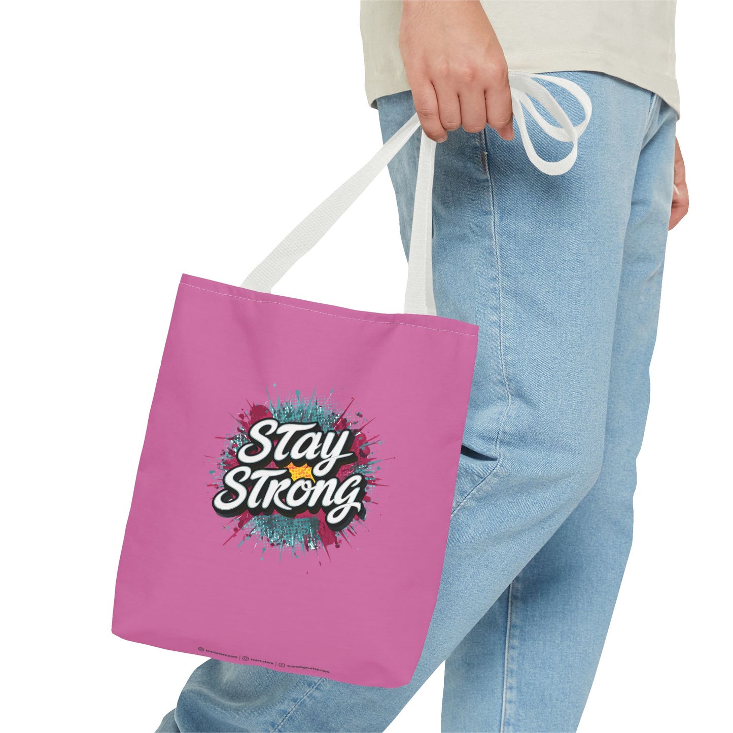 Stay Strong Tote Bag (AOP)