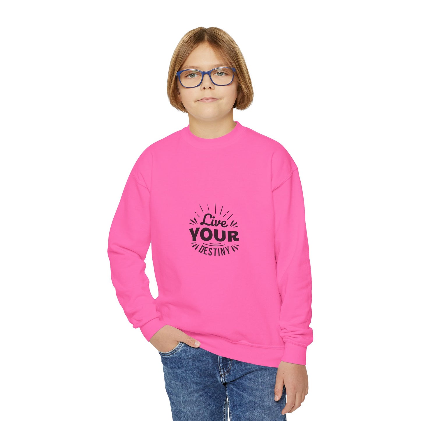 Live Your Destiny Youth Crewneck Sweatshirt