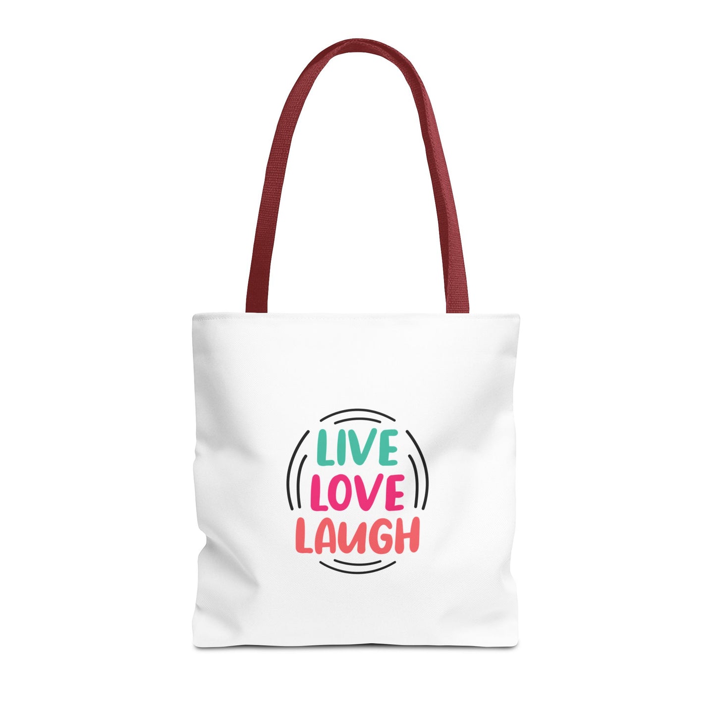 Live Love Laugh Tote Bag (AOP)