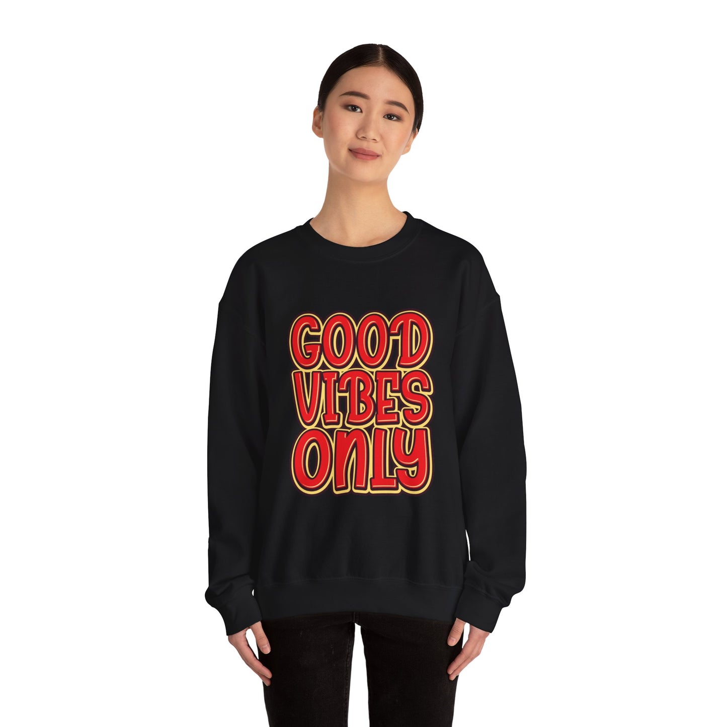 Good Vibes Only Unisex Heavy Blend™ Crewneck Sweatshirt