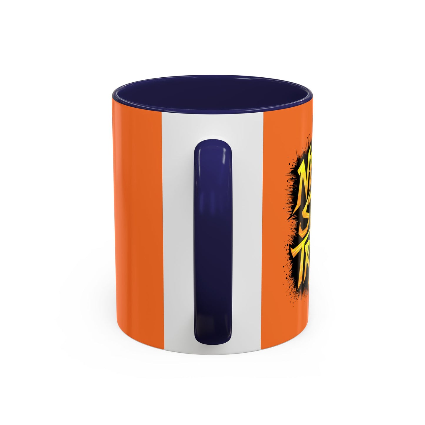 Never Stop Trying Accent Coffee Mug (11, 15oz)