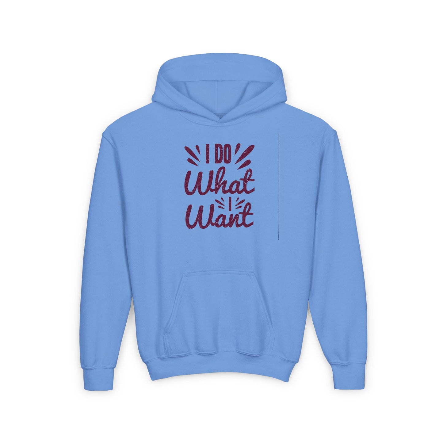 I Do What I Want Youth Heavy Blend Hooded Sweatshirt