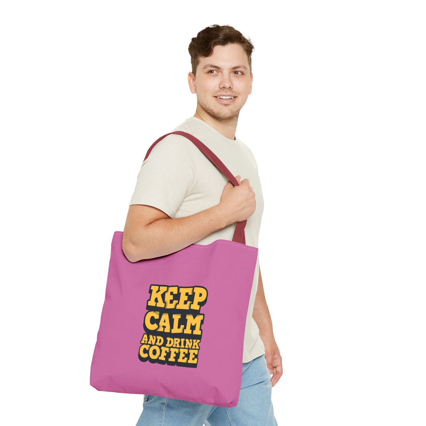 Keep Calm And Drink Coffee Tote Bag (AOP)