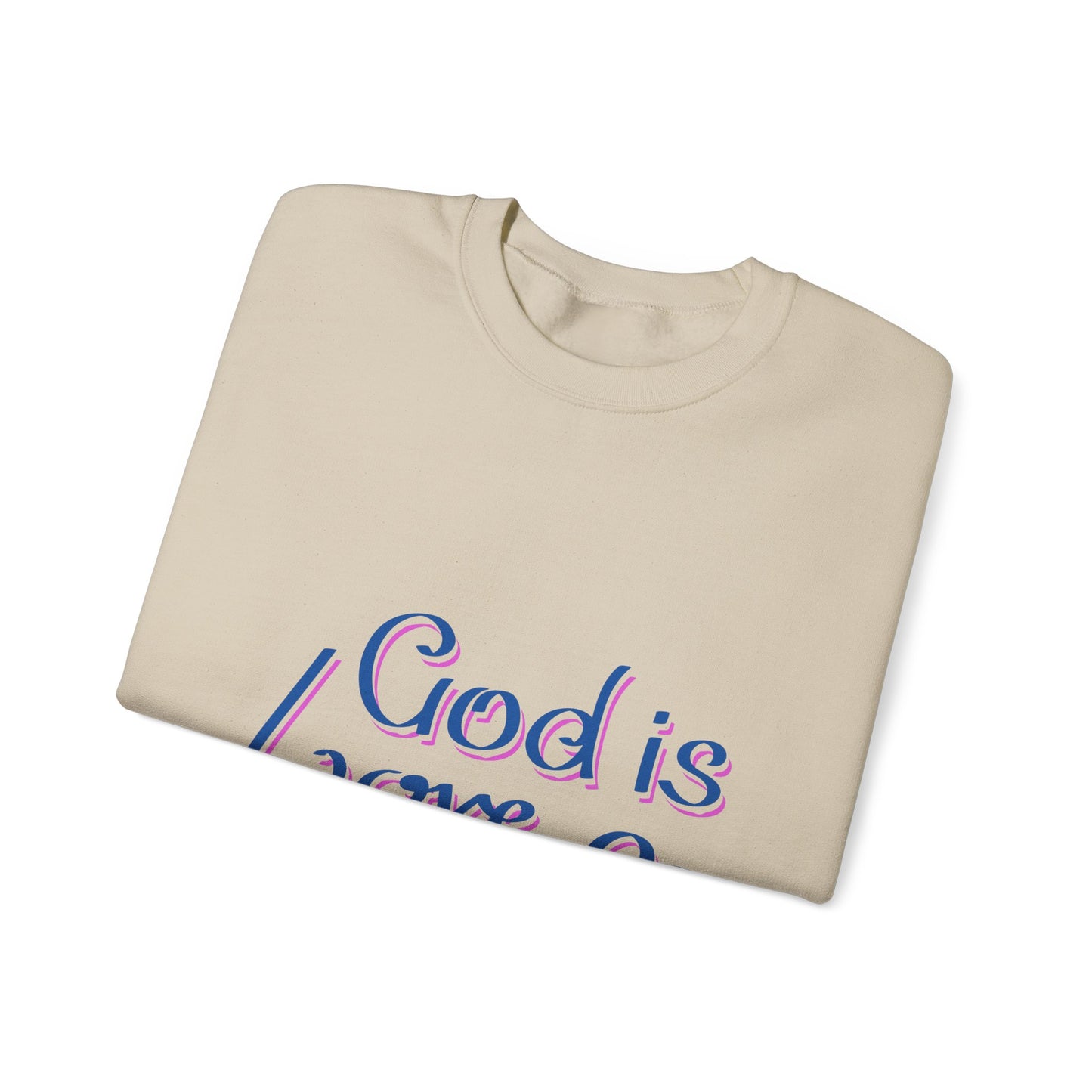 God Is Love Unisex Heavy Blend™ Crewneck Sweatshirt