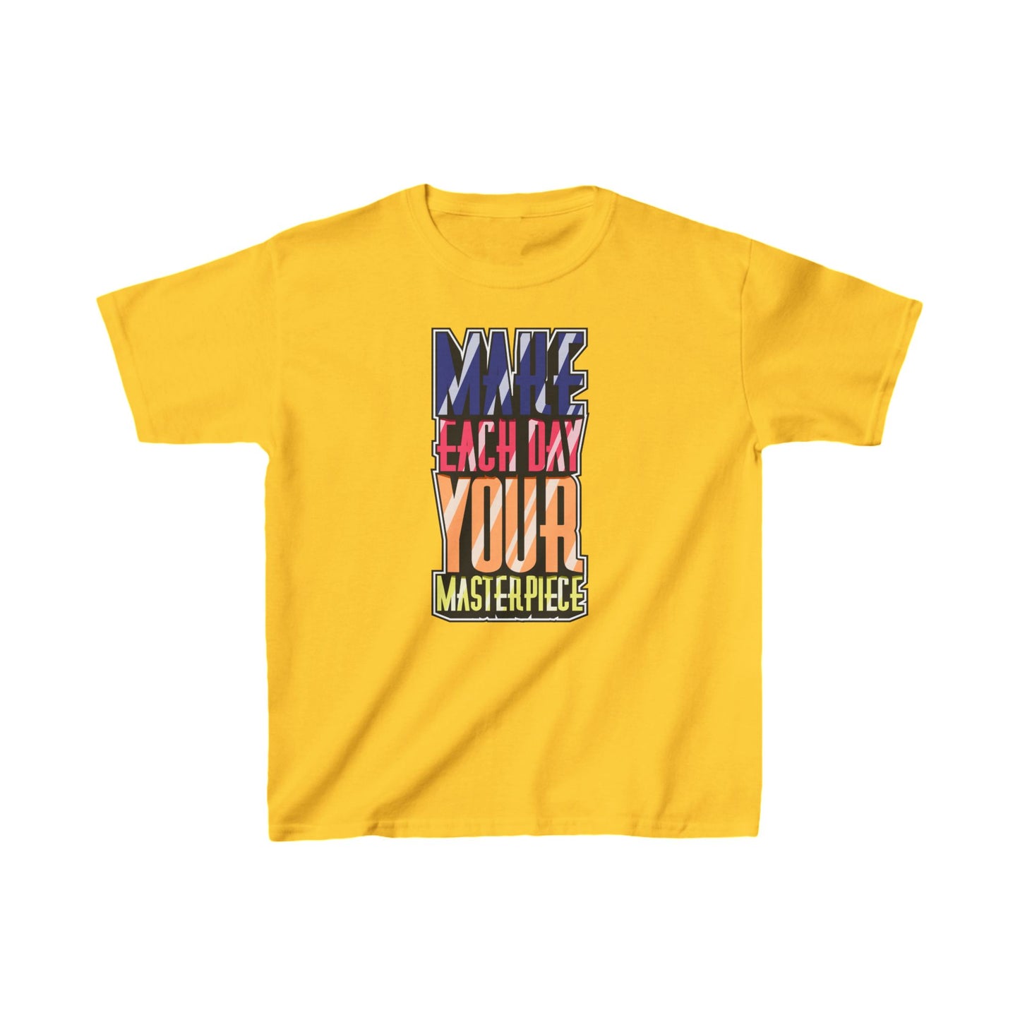 Make Each Day Your Masterpiece Kids Heavy Cotton™ Tee
