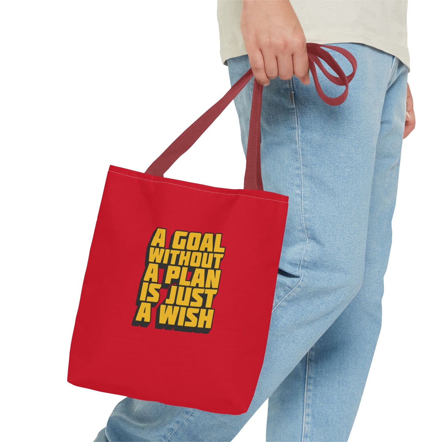 A Goal Without A Plan Is Just A Wish Tote Bag (AOP)
