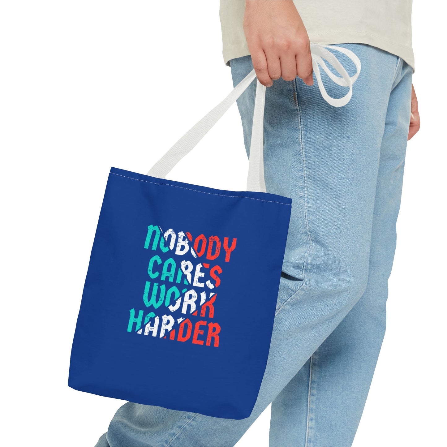 Nobody Cares Work Harder Tote Bag (AOP)