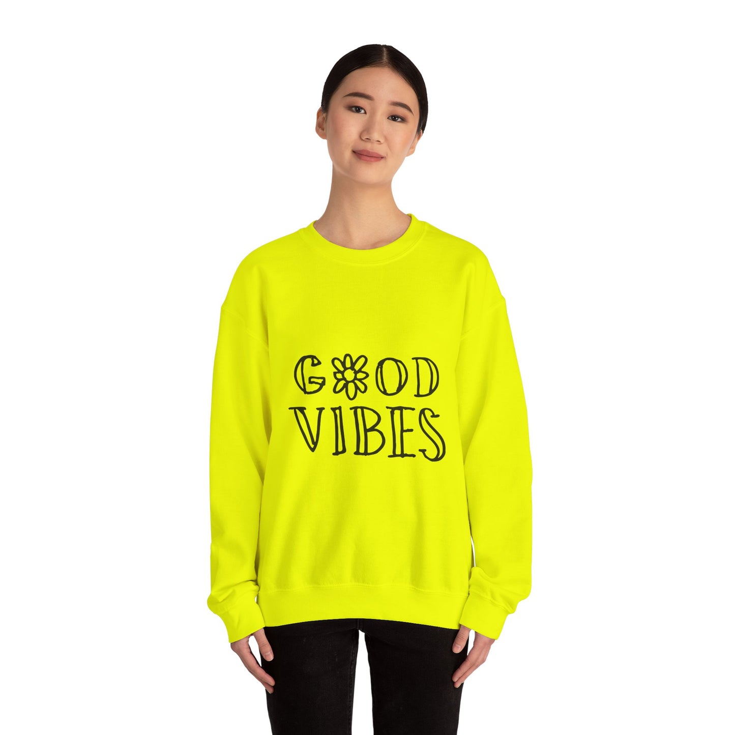 Good Vibes Unisex Heavy Blend™ Crewneck Sweatshirt
