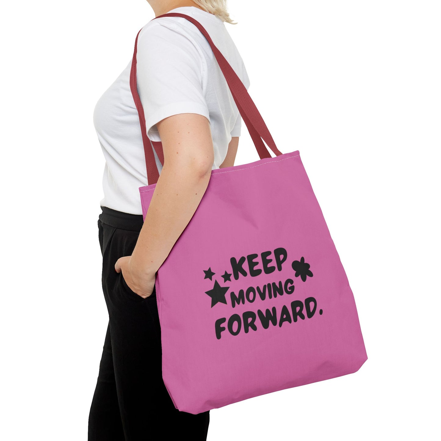 Keep Moving Forward Tote Bag (AOP)