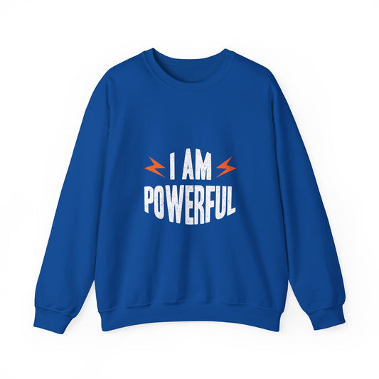I Am Powerful Unisex Heavy Blend™ Crewneck Sweatshirt
