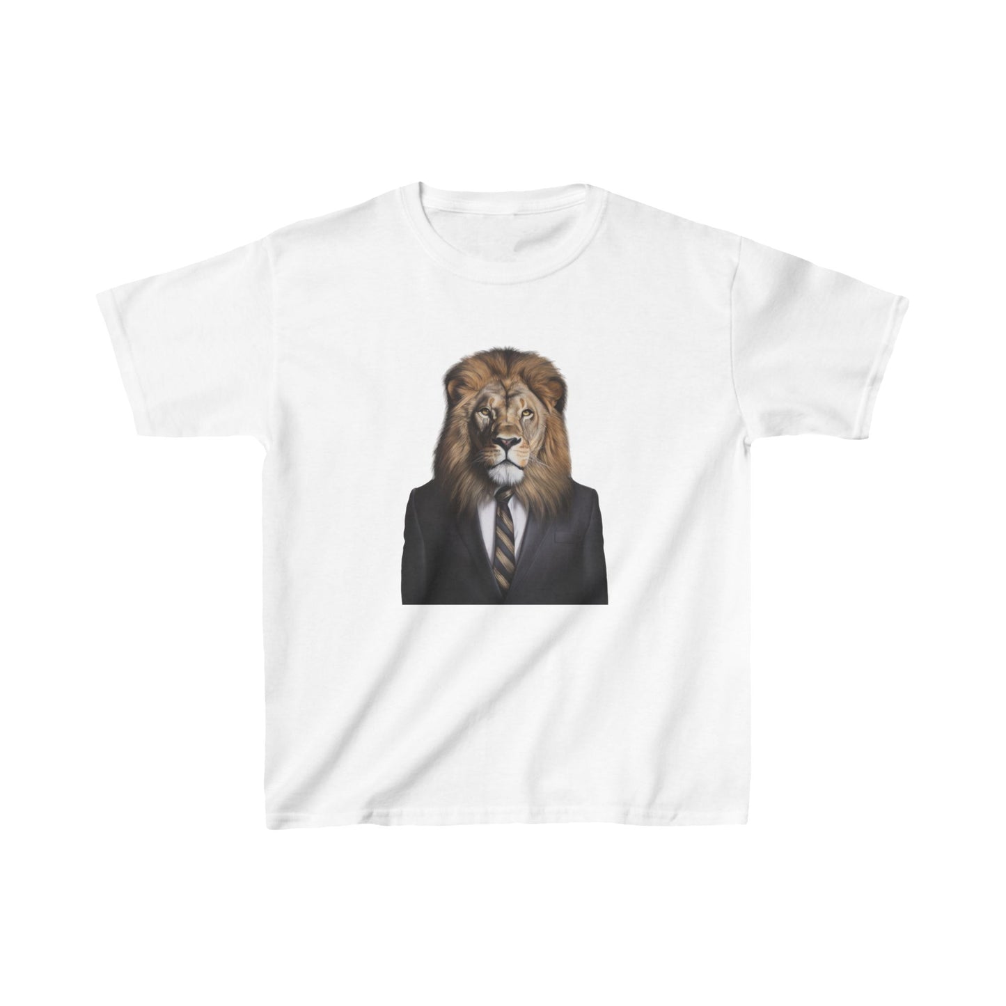 Lion Business Person Kids Heavy Cotton™ Tee