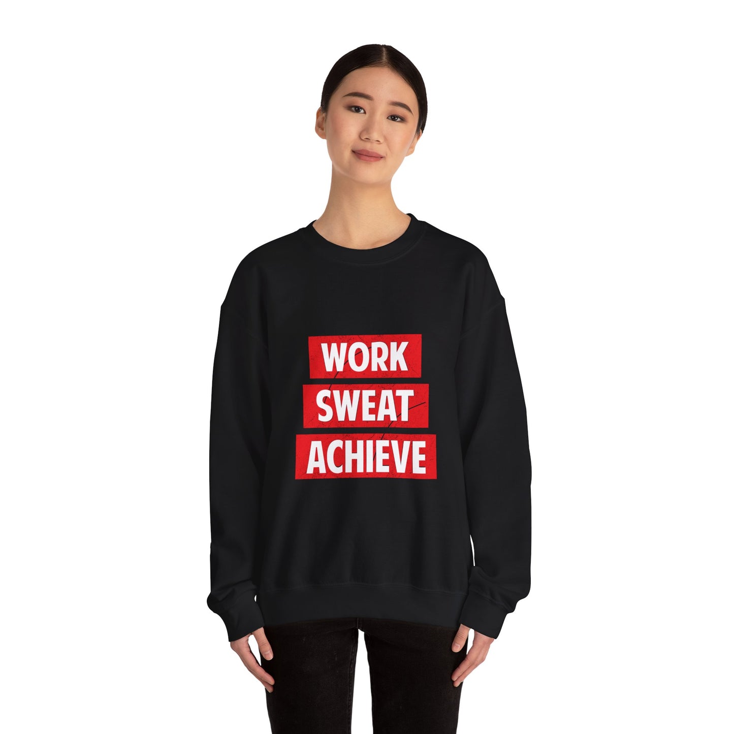 Work Sweat Achieve Unisex Heavy Blend™ Crewneck Sweatshirt