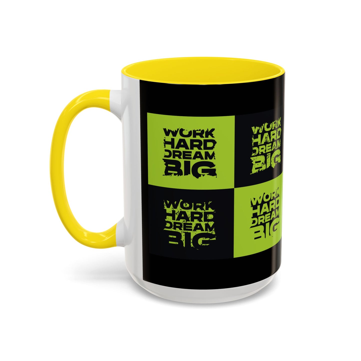 Work Hard Dream Big Accent Coffee Mug (11, 15oz)