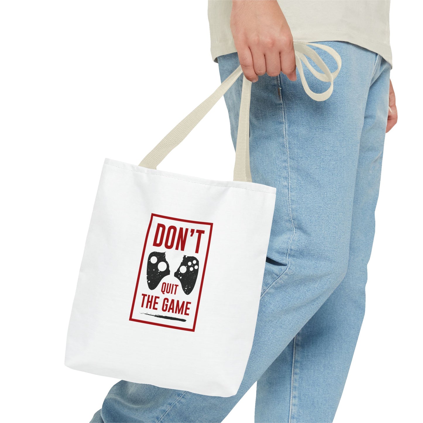 Don't Quit The Game Tote Bag (AOP)