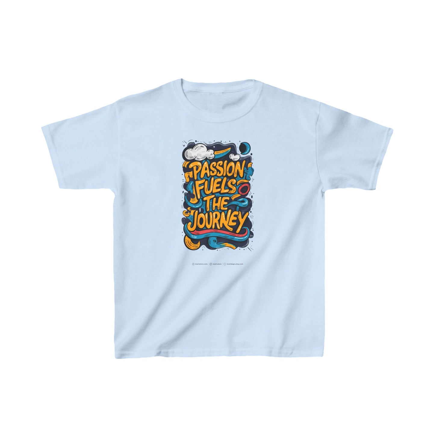 Passion Fuels The Journey Kids Heavy Cotton™ Tee