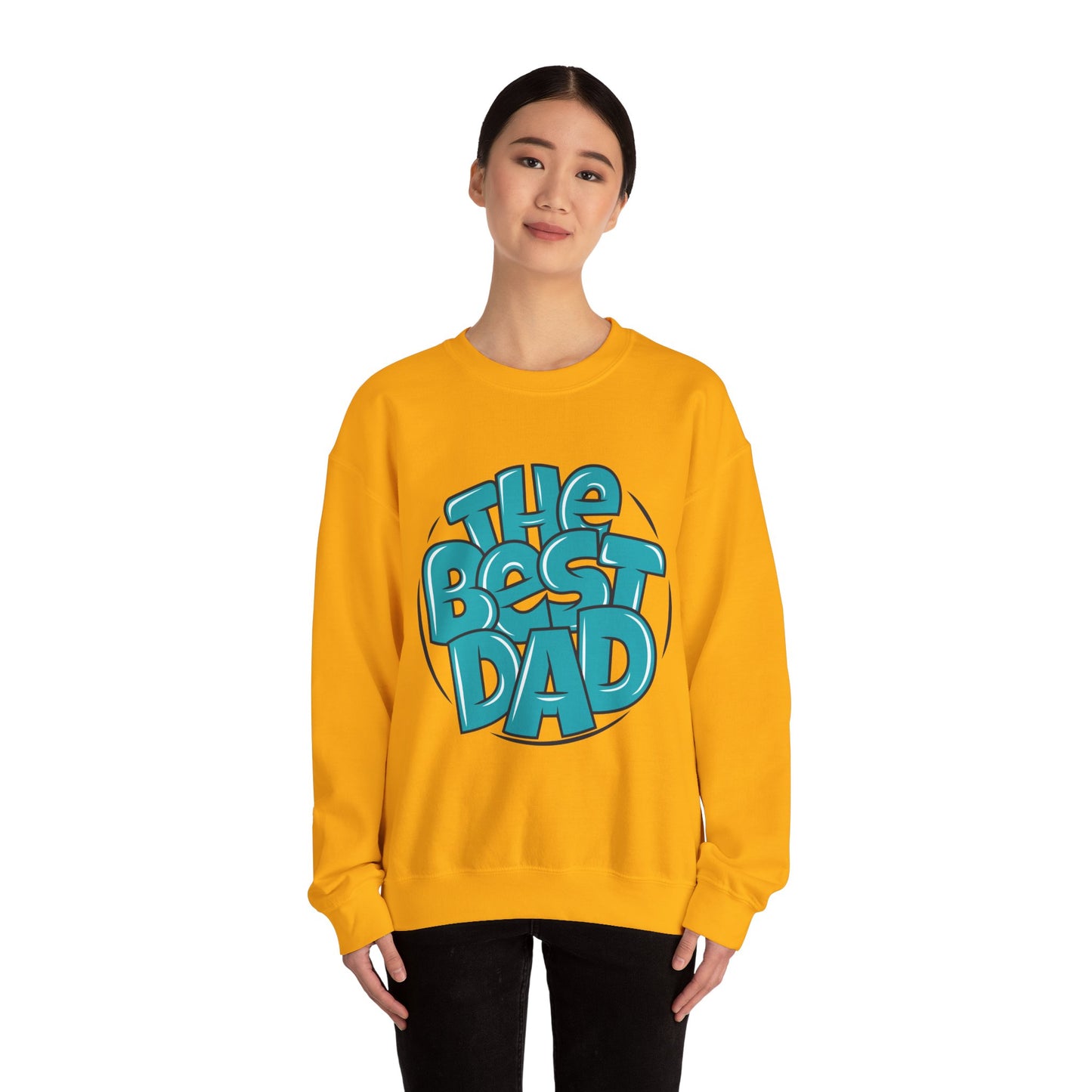 The Best Dad Unisex Heavy Blend™ Crewneck Sweatshirt