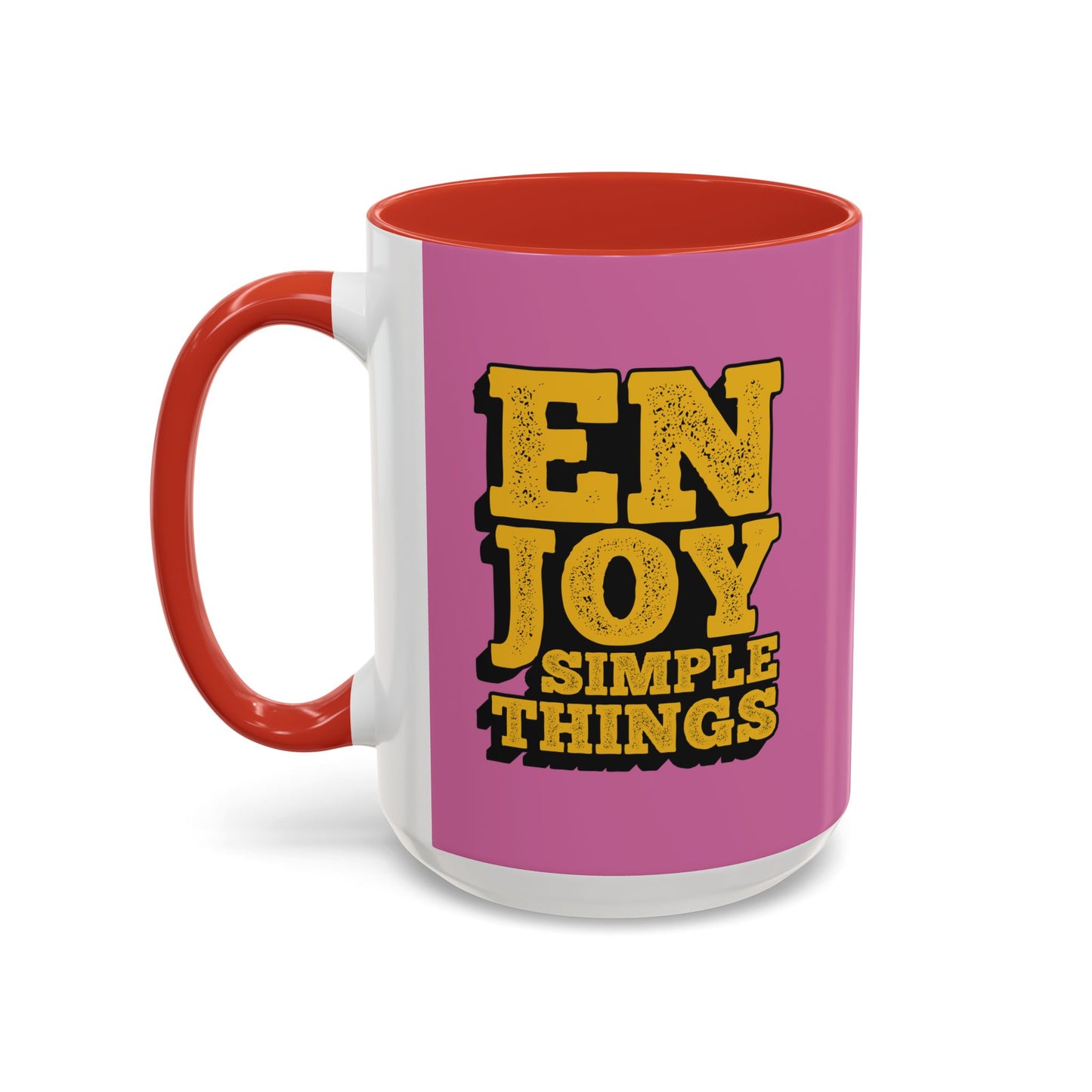 Enjoy Simple Things Accent Coffee Mug (11, 15oz)