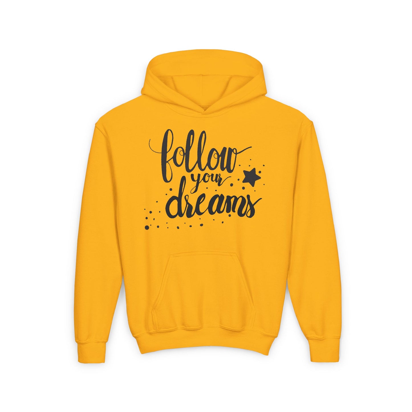 Follow Your Dreams Youth Heavy Blend Hooded Sweatshirt