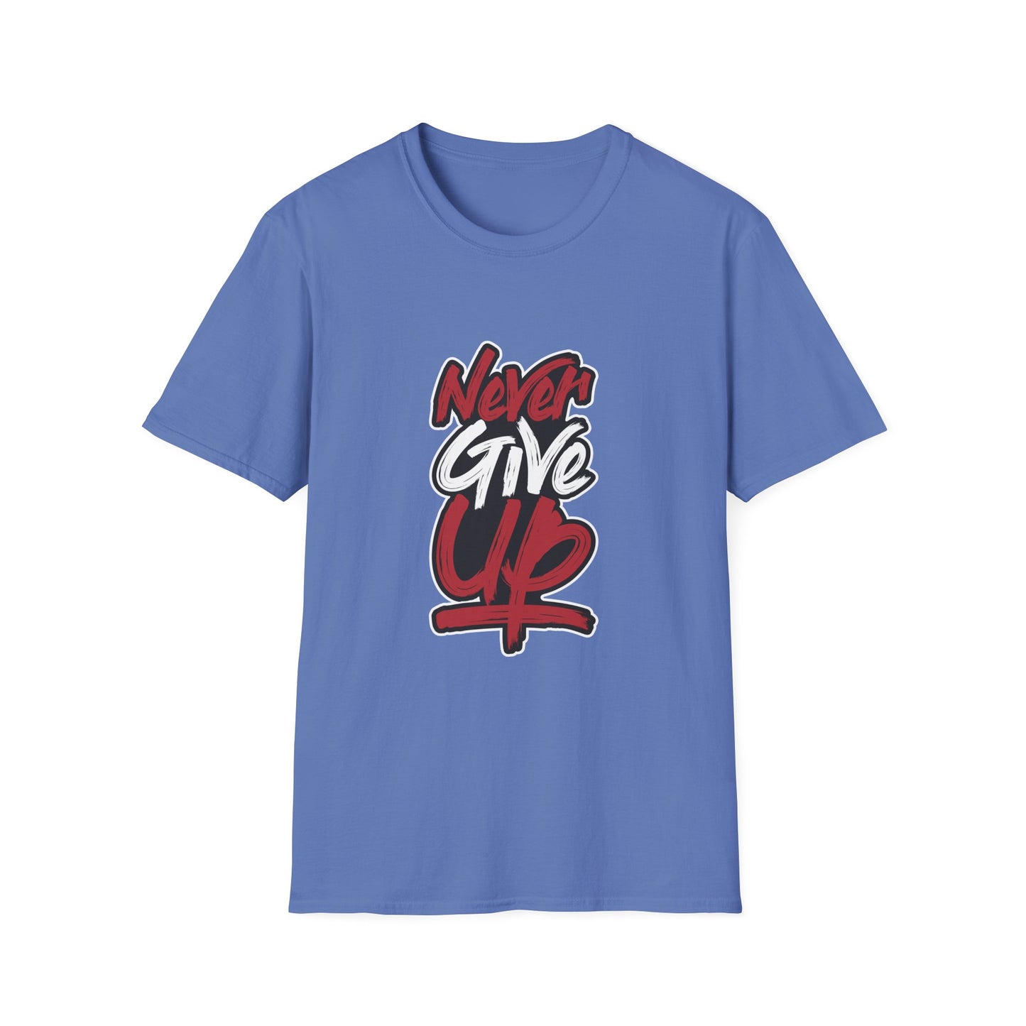 Never Give Up Unisex Softstyle T-Shirt