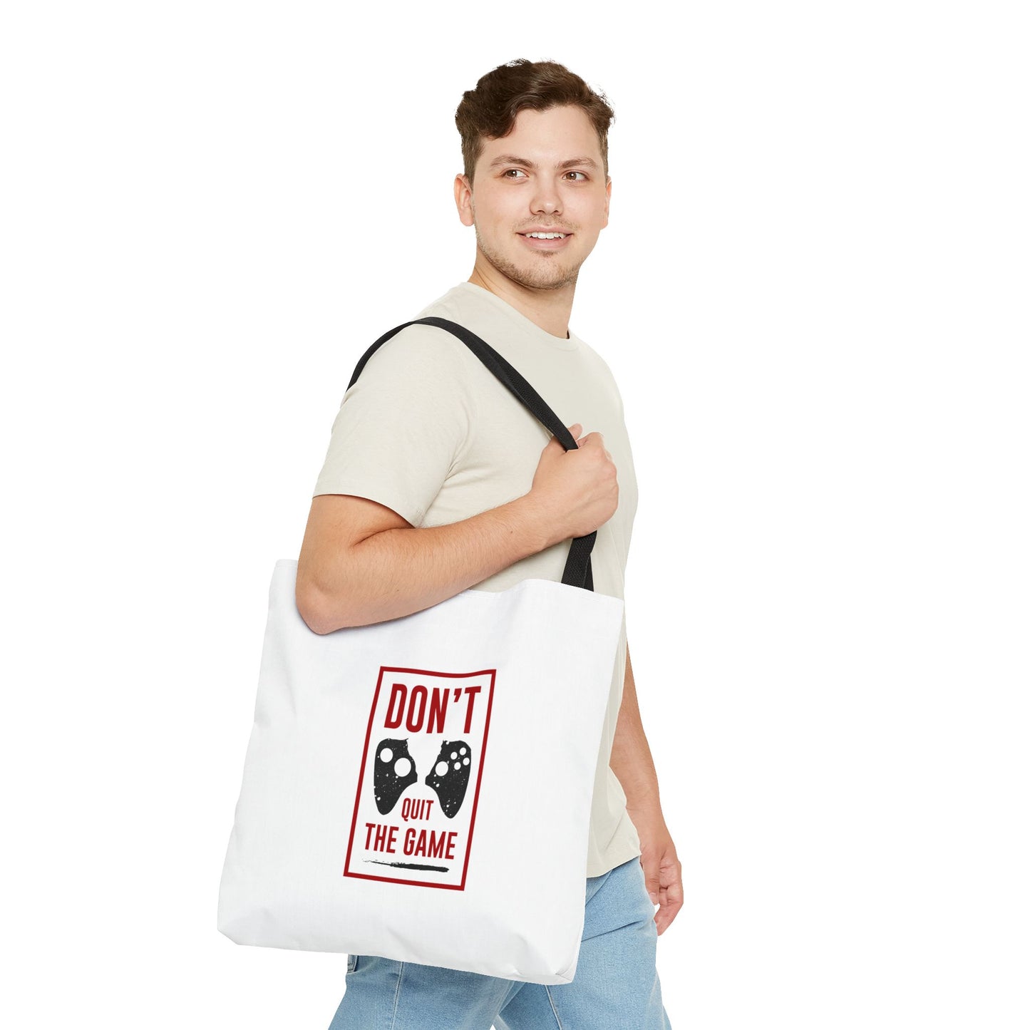 Don't Quit The Game Tote Bag (AOP)