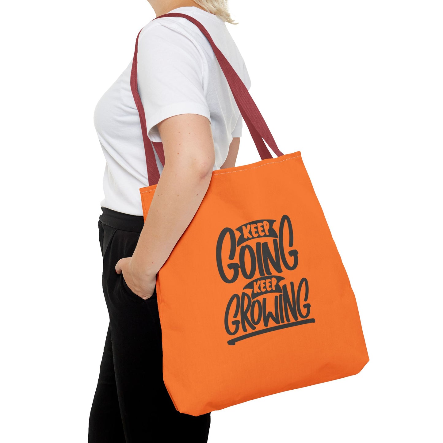 Keep Going Keep Growing Tote Bag (AOP)