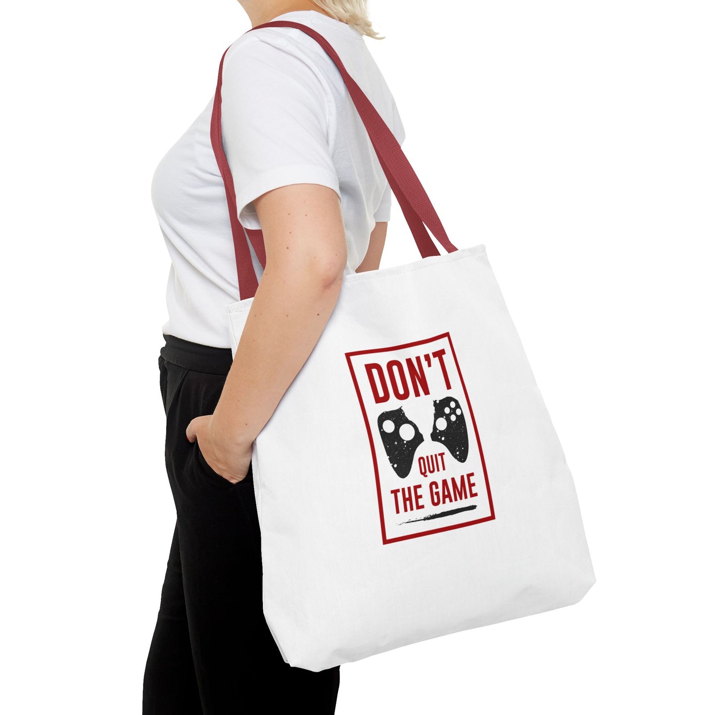 Don't Quit The Game Tote Bag (AOP)