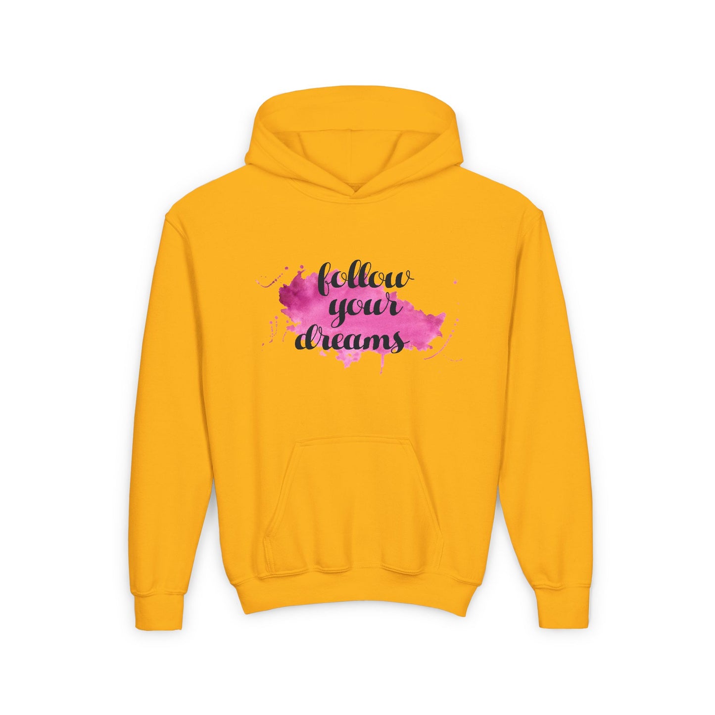 Follow Your Dreams Youth Heavy Blend Hooded Sweatshirt