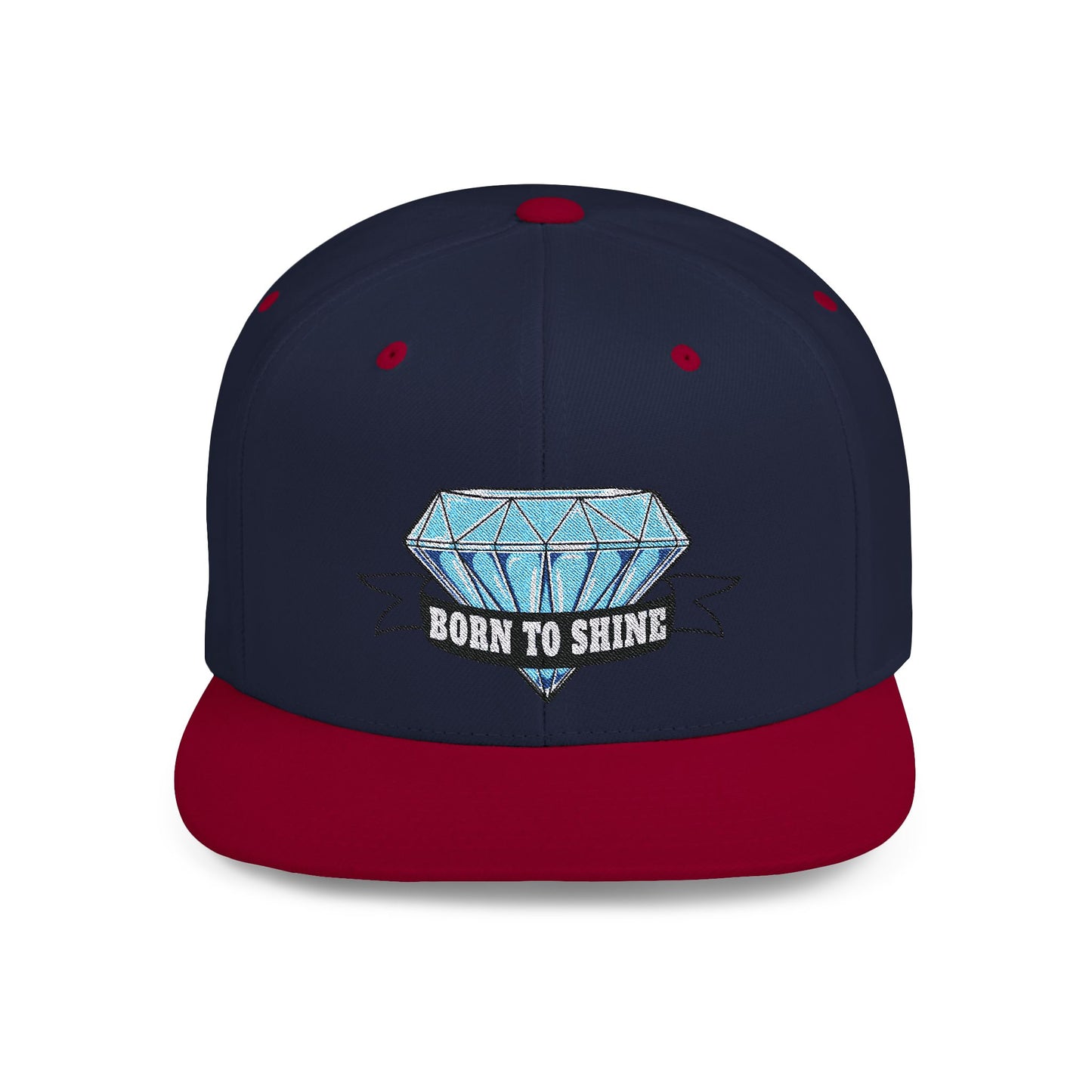 Born To Shine Flat Bill Snapback