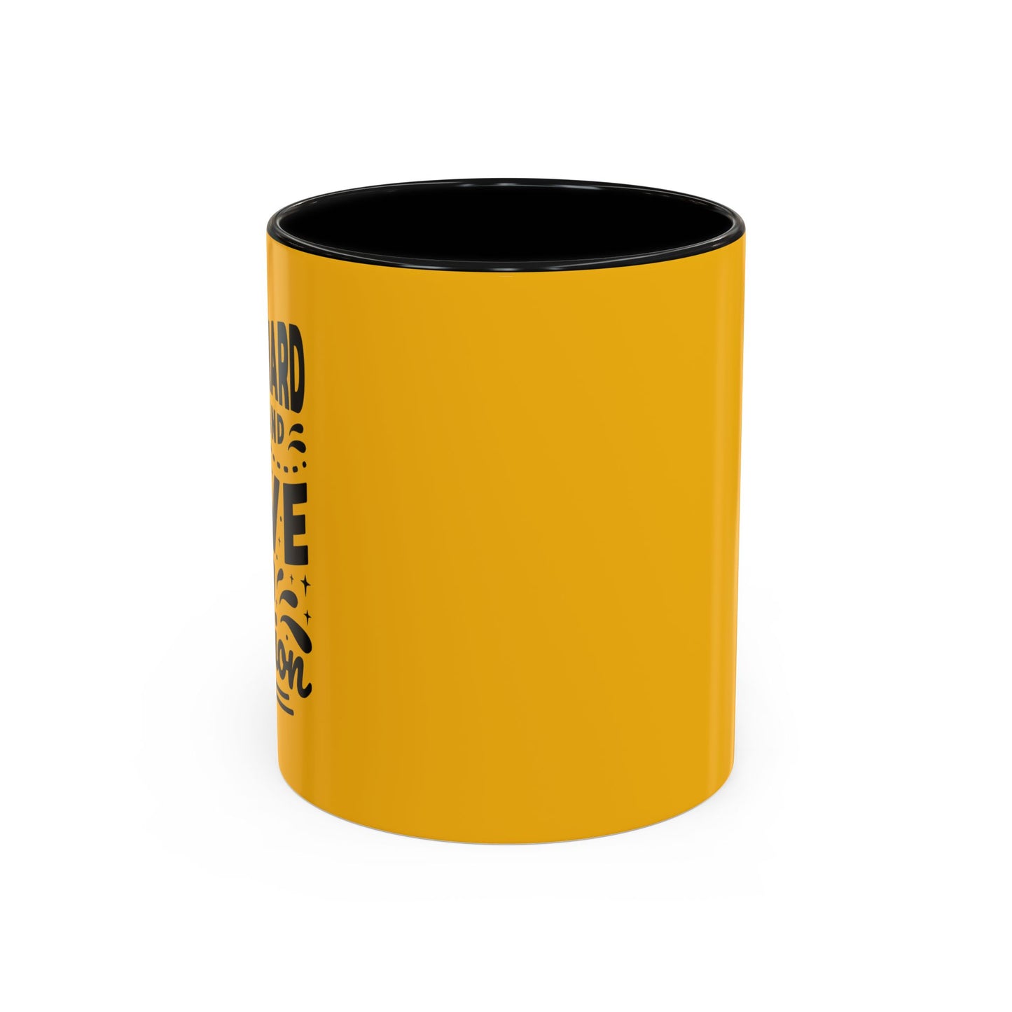 Work Hard And Love Your Passion Accent Coffee Mug (11, 15oz)