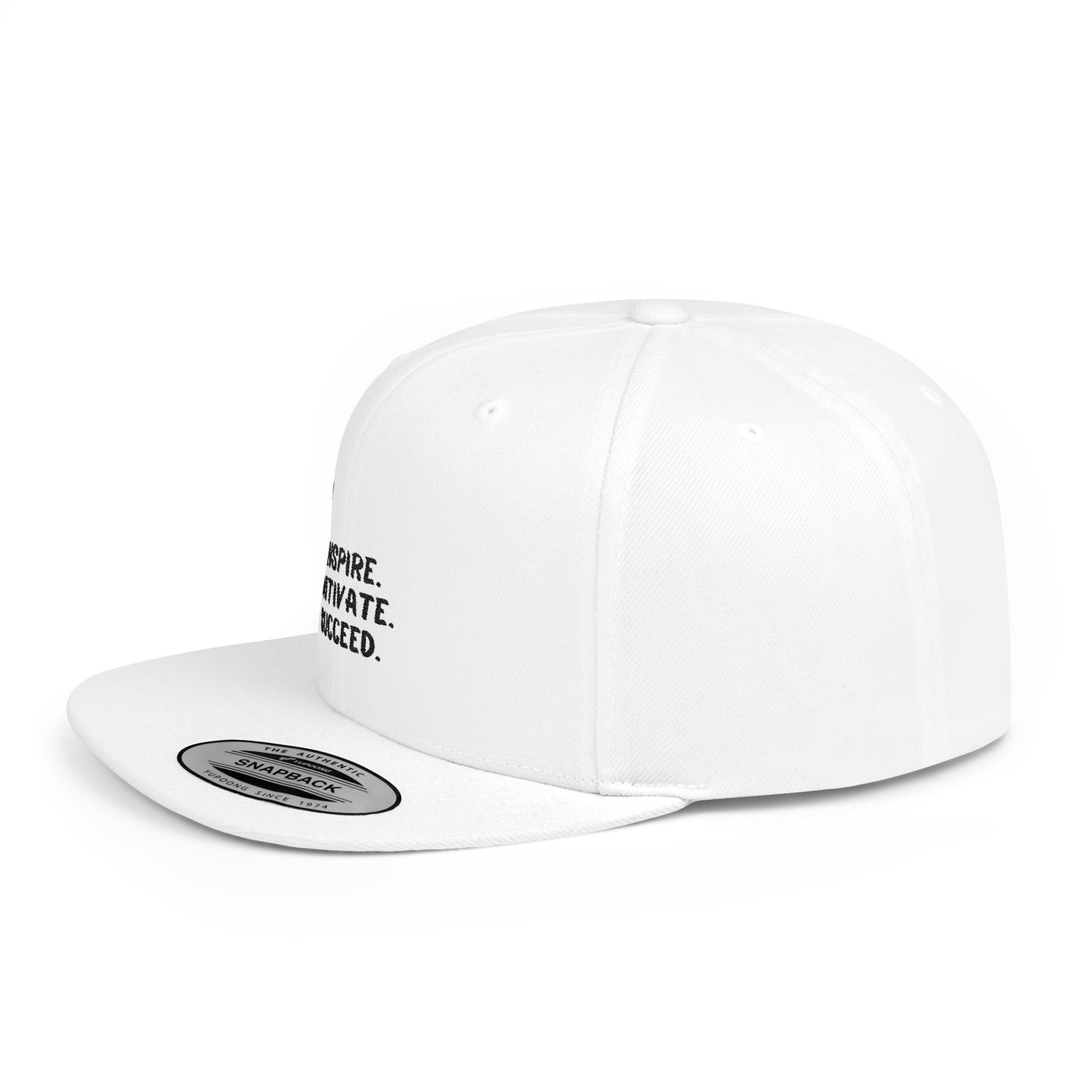 Inspire Motivate Succeed Flat Bill Snapback