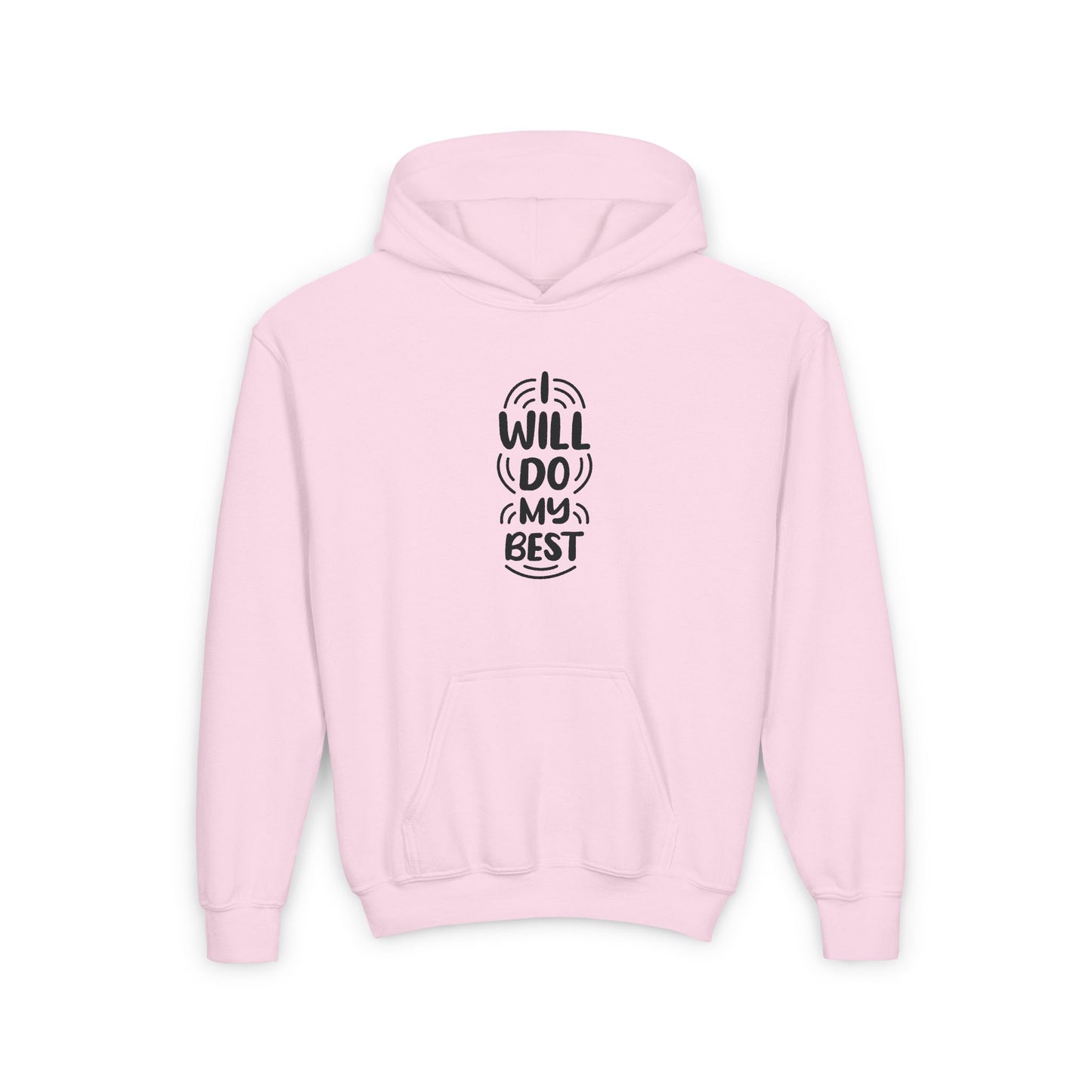 I Will Do My Best Youth Heavy Blend Hooded Sweatshirt
