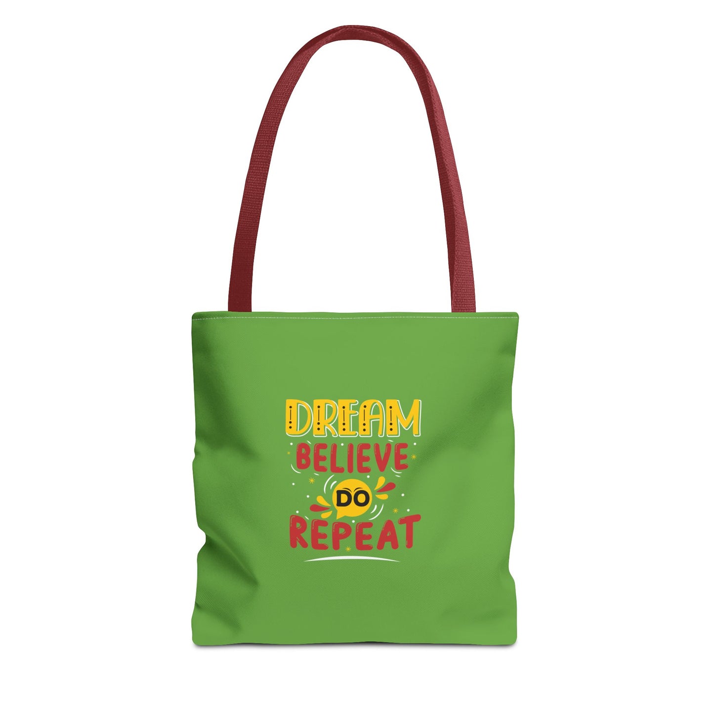 Dream Believe Do Repeat Tote Bag (AOP)