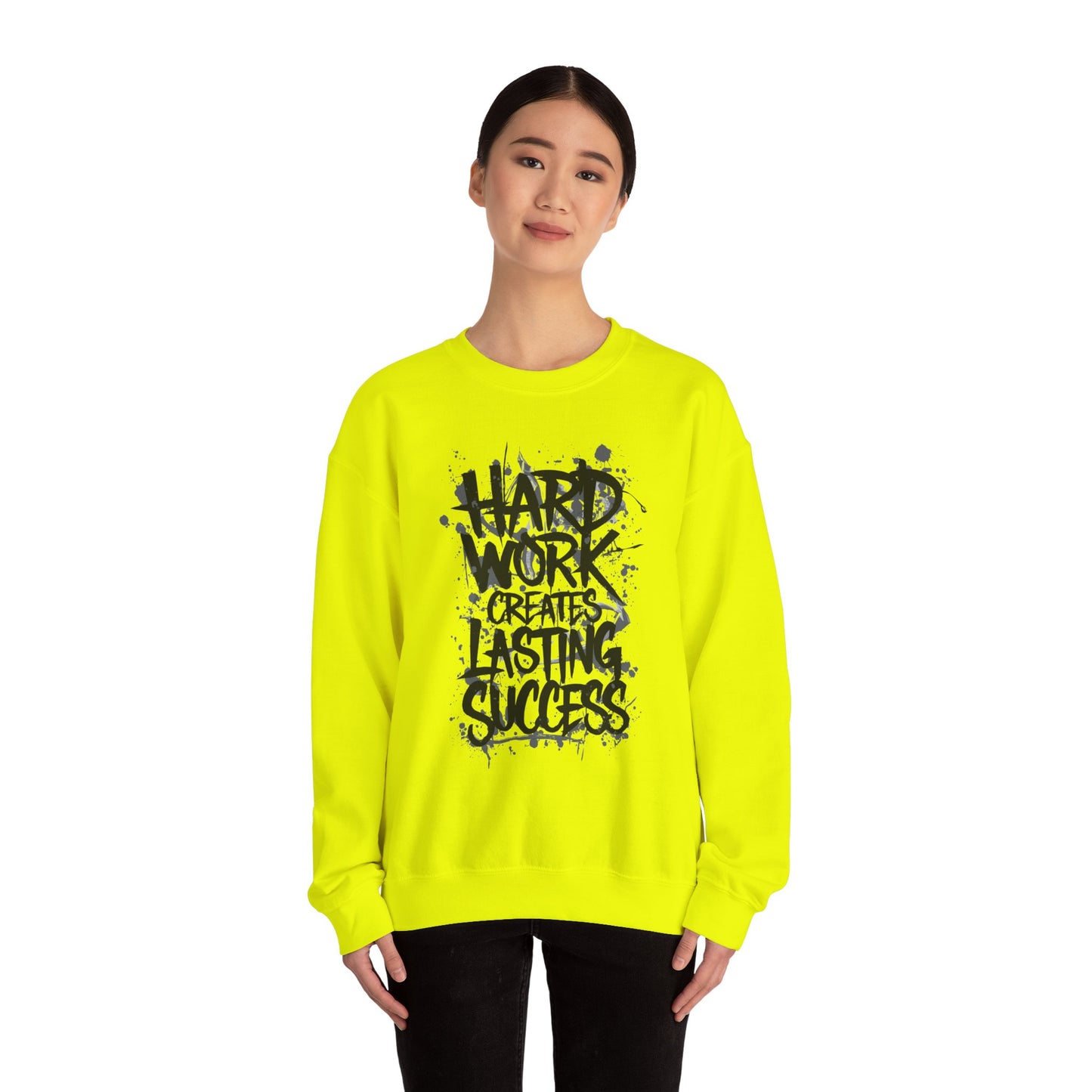 Hard Work Creates Lasting Success Unisex Heavy Blend™ Crewneck Sweatshirt