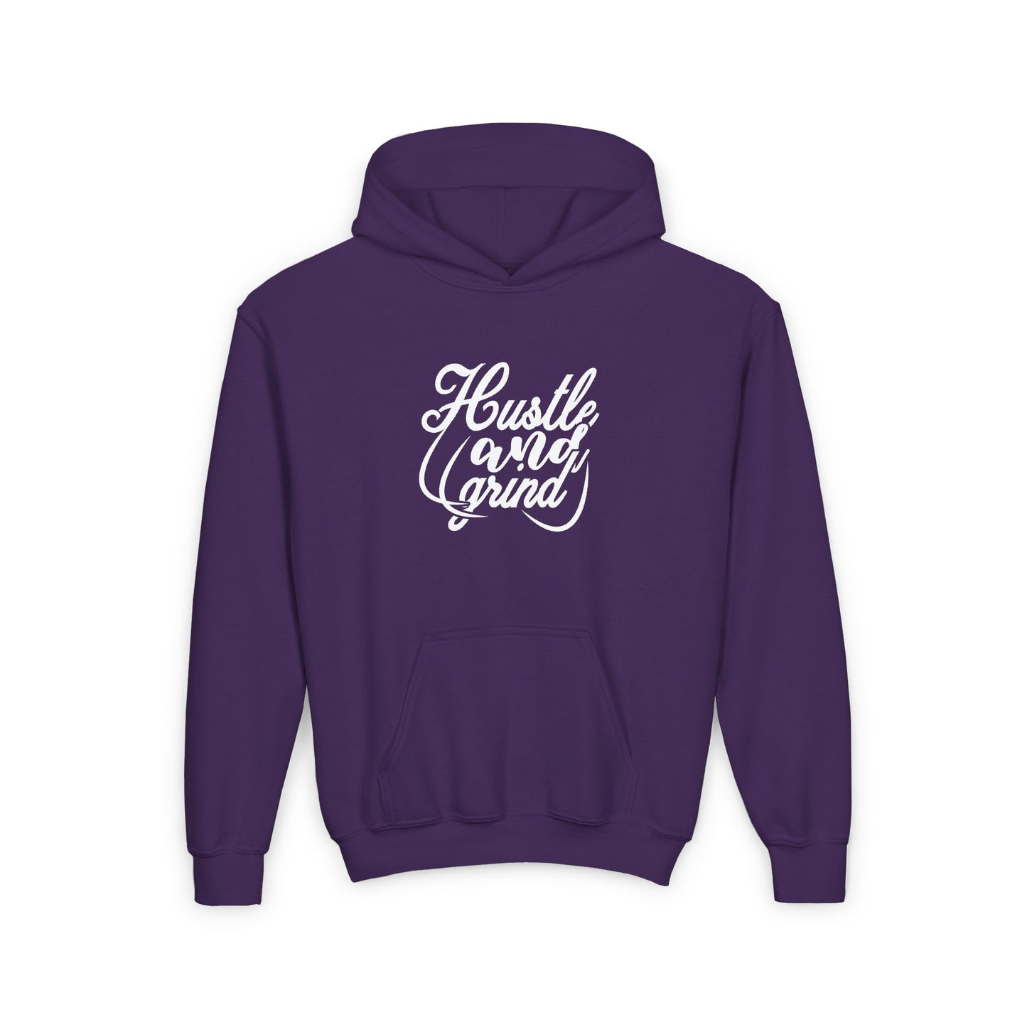 Hustle And Grind Youth Heavy Blend Hooded Sweatshirt