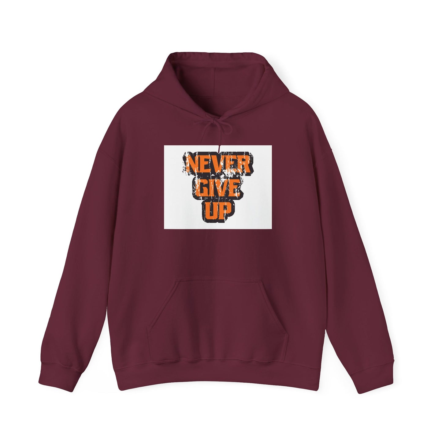 Never Give Up Unisex Heavy Blend™ Hooded Sweatshirt